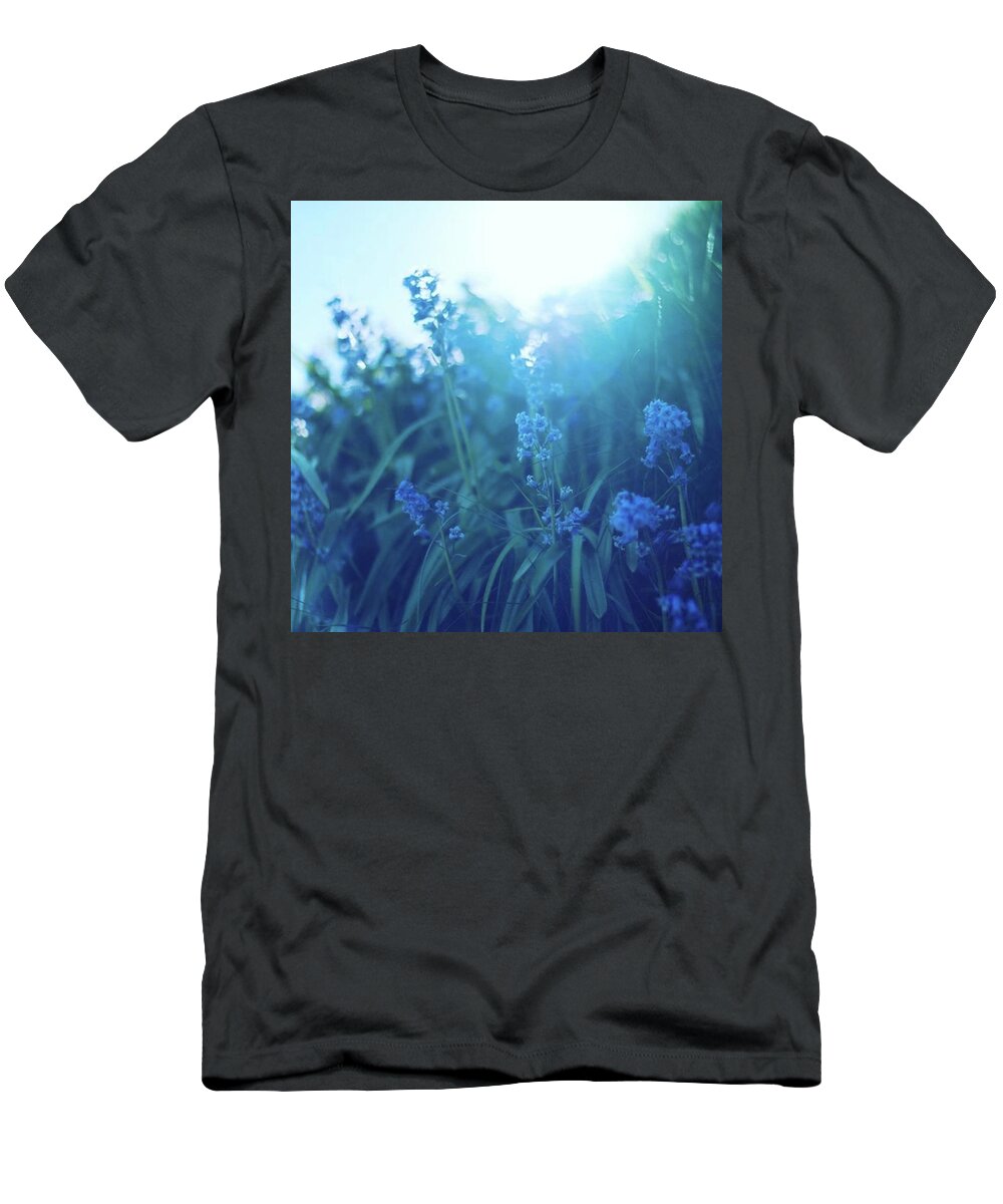 Leicagram T-Shirt featuring the photograph Dressed Up And In Blue by Aleck Cartwright