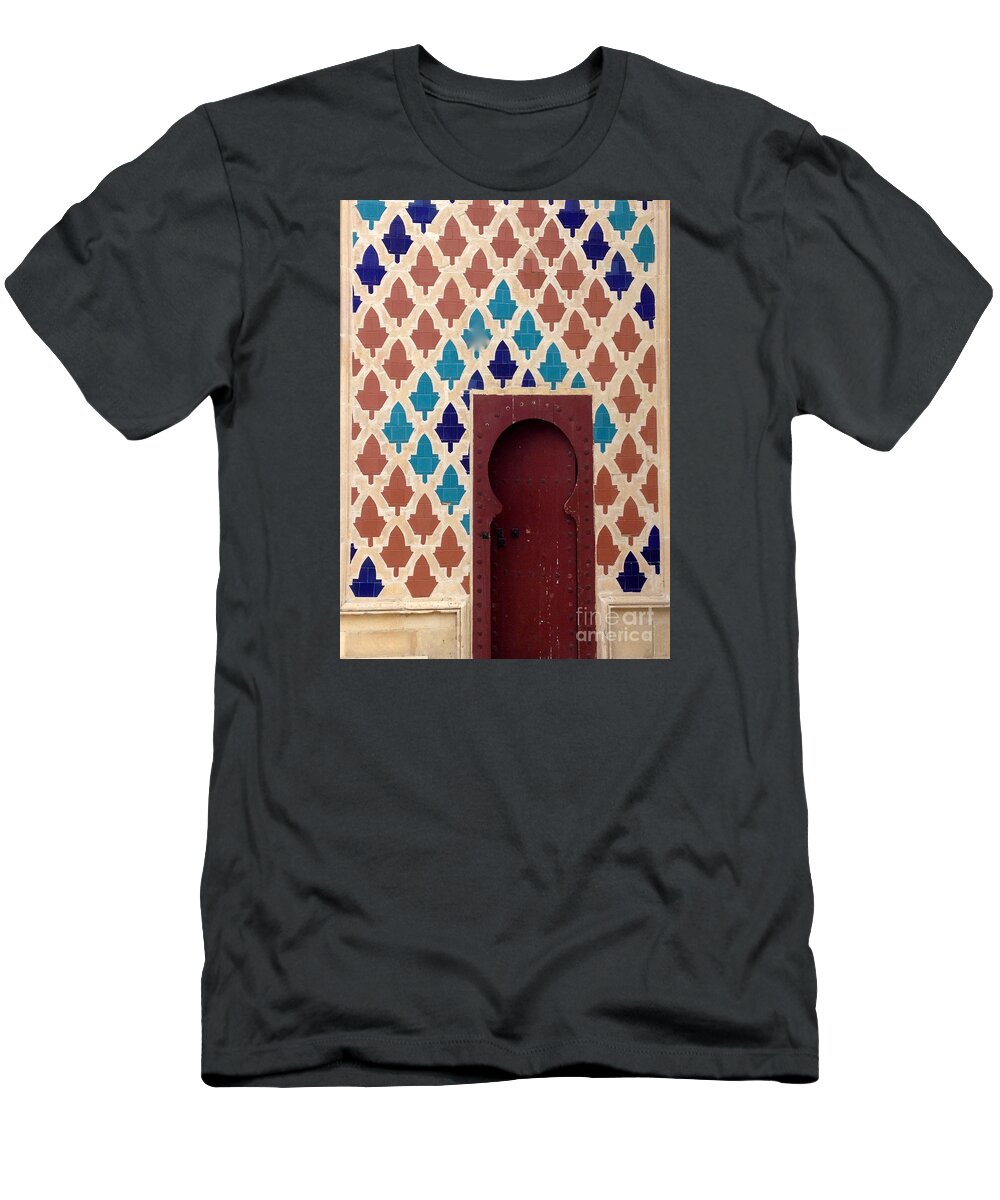 Dubai T-Shirt featuring the photograph Dubai Doorway by Barbara Von Pagel