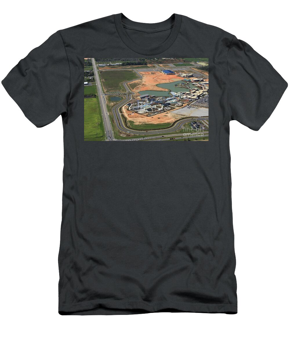  T-Shirt featuring the photograph Dunn 7666 by Gulf Coast Aerials -
