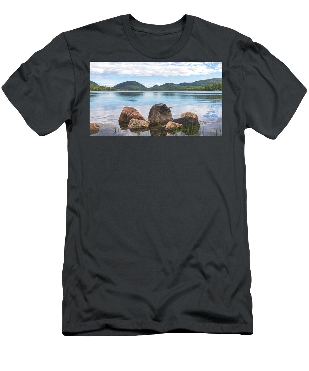 Acadia National Park T-Shirt featuring the photograph Eagle Lake by Holly Ross