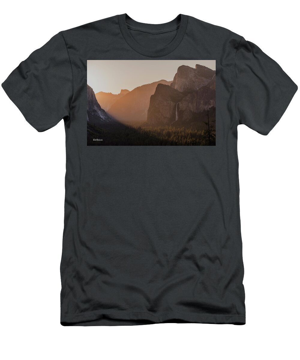 Yosemite T-Shirt featuring the photograph Early Light On Yosemite by Bill Roberts