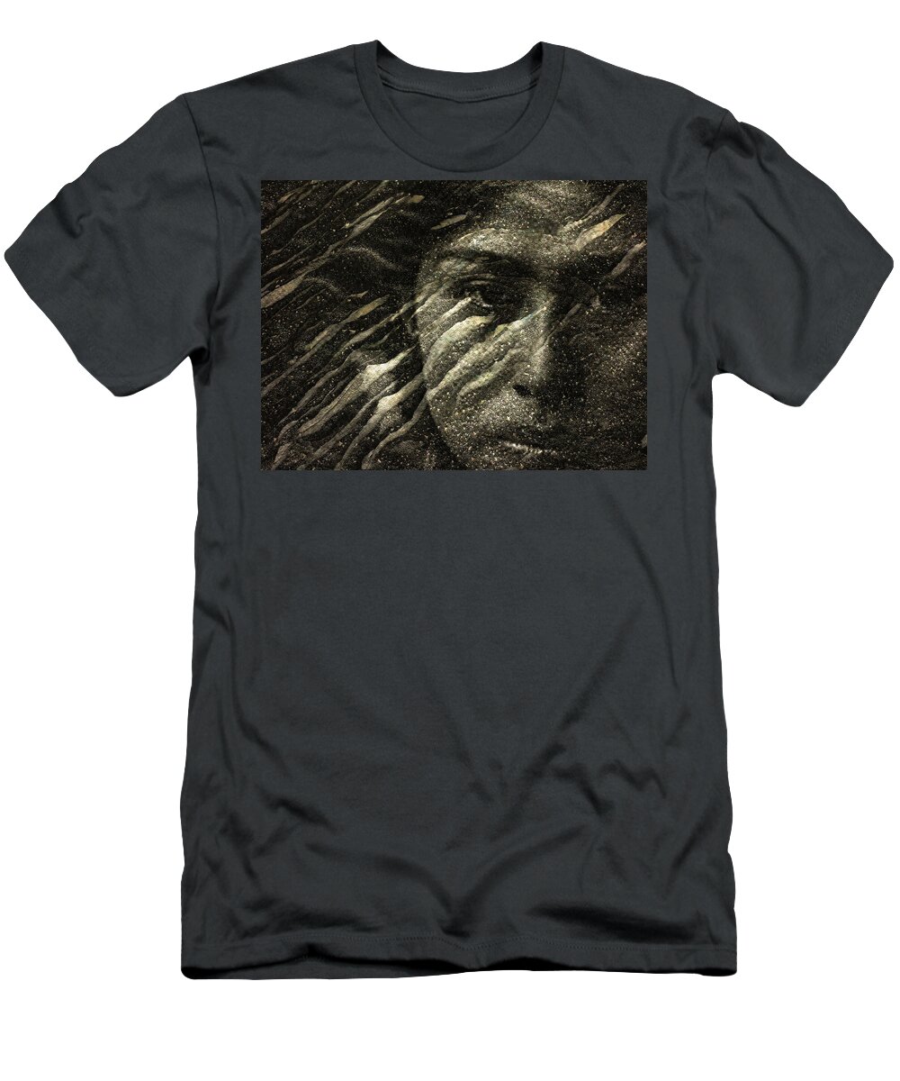 River T-Shirt featuring the photograph Earth Memories - Water Spirit by Ed Hall