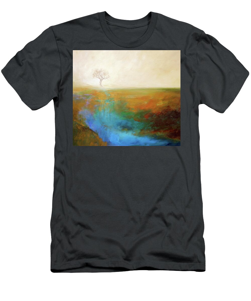 Tree T-Shirt featuring the painting Earthbound by Dina Dargo