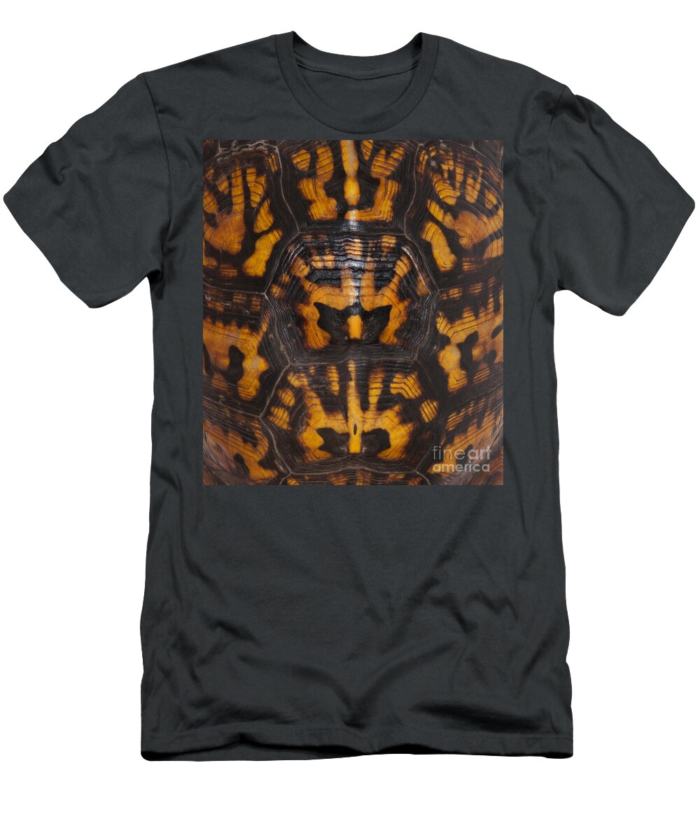 Reptile T-Shirt featuring the photograph Eastern Box Turtle, Shell Pattern by Scott Camazine