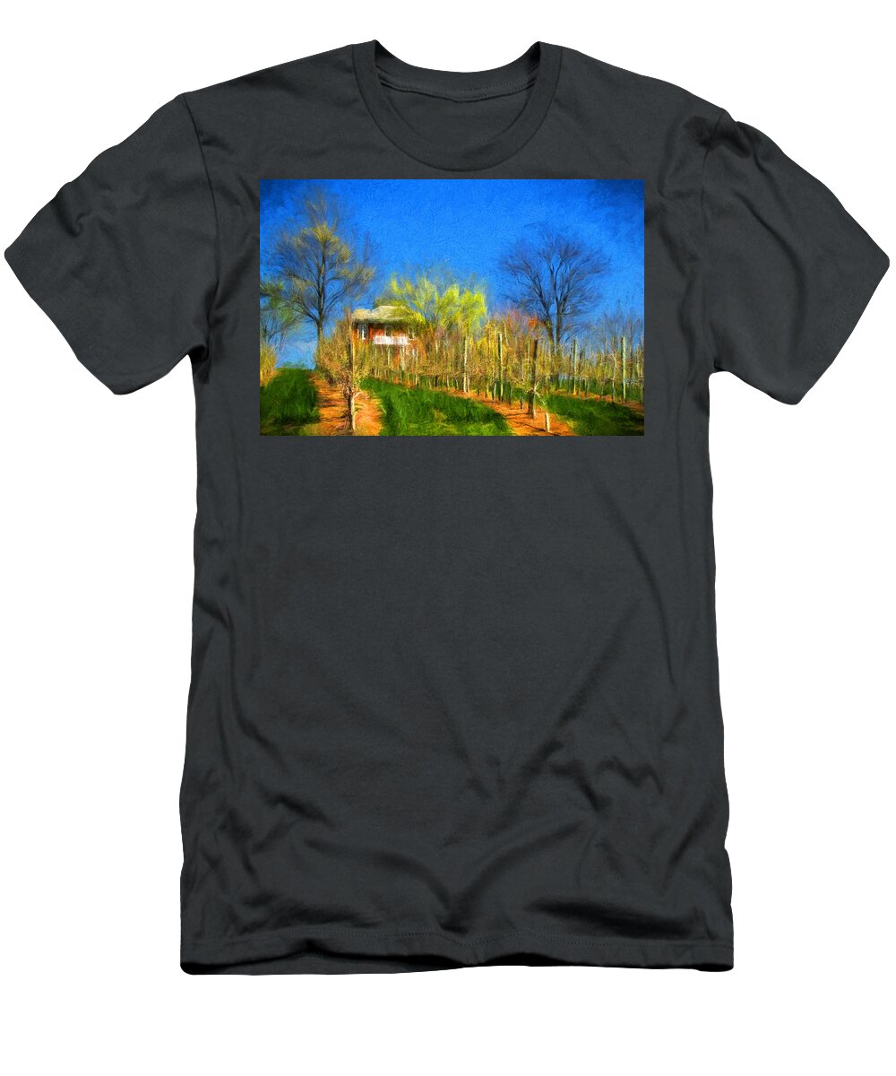 Eckert Orchards T-Shirt featuring the photograph Eckert Orchards by John Freidenberg