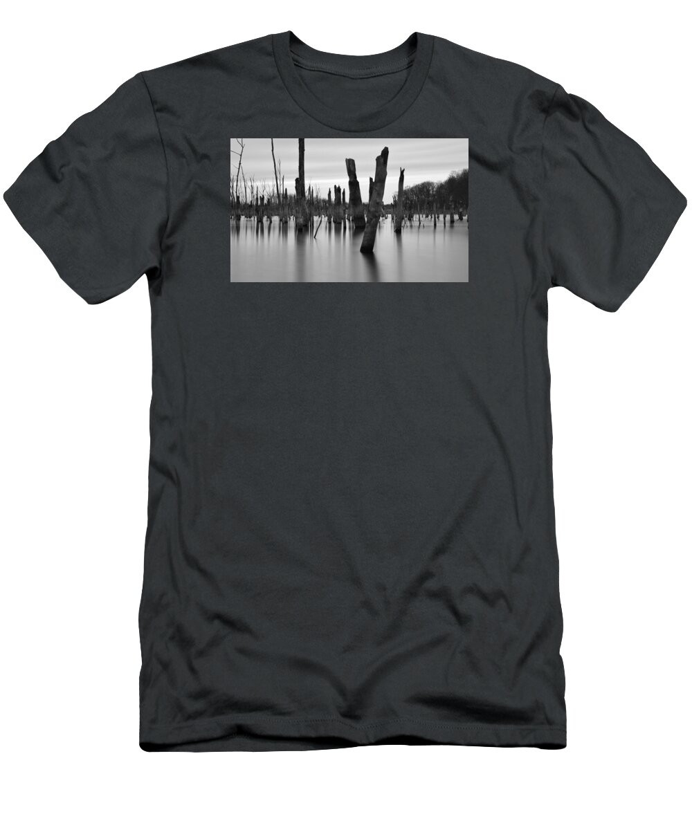 Lake T-Shirt featuring the photograph Eerie Lake by Jennifer Ancker