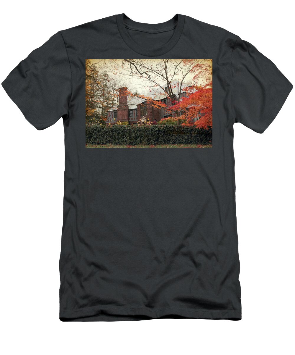 House T-Shirt featuring the photograph Elegance in Autumn by Jessica Jenney
