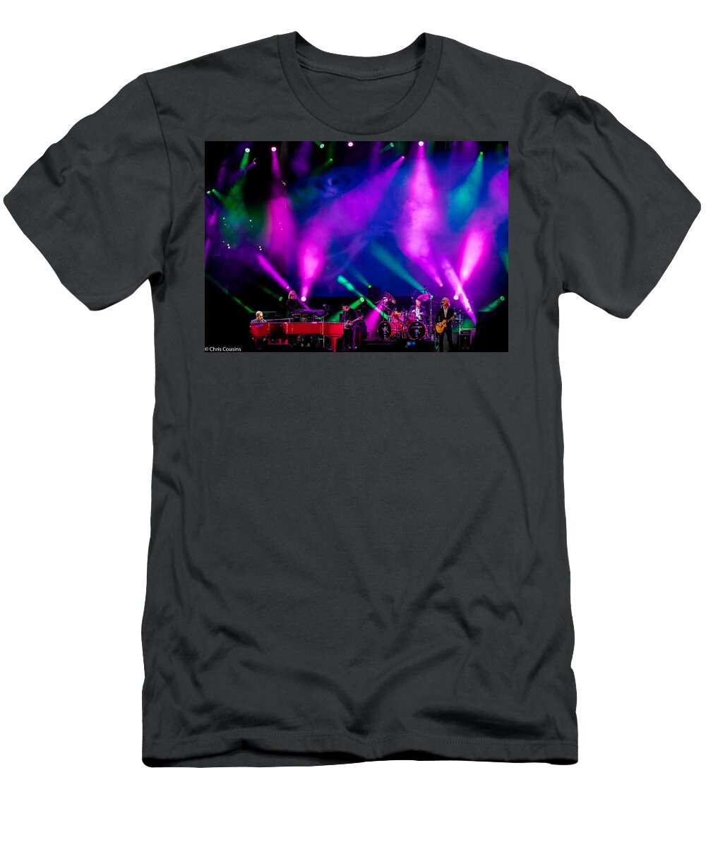 Elton T-Shirt featuring the photograph Elton John in 2015 by Chris Cousins