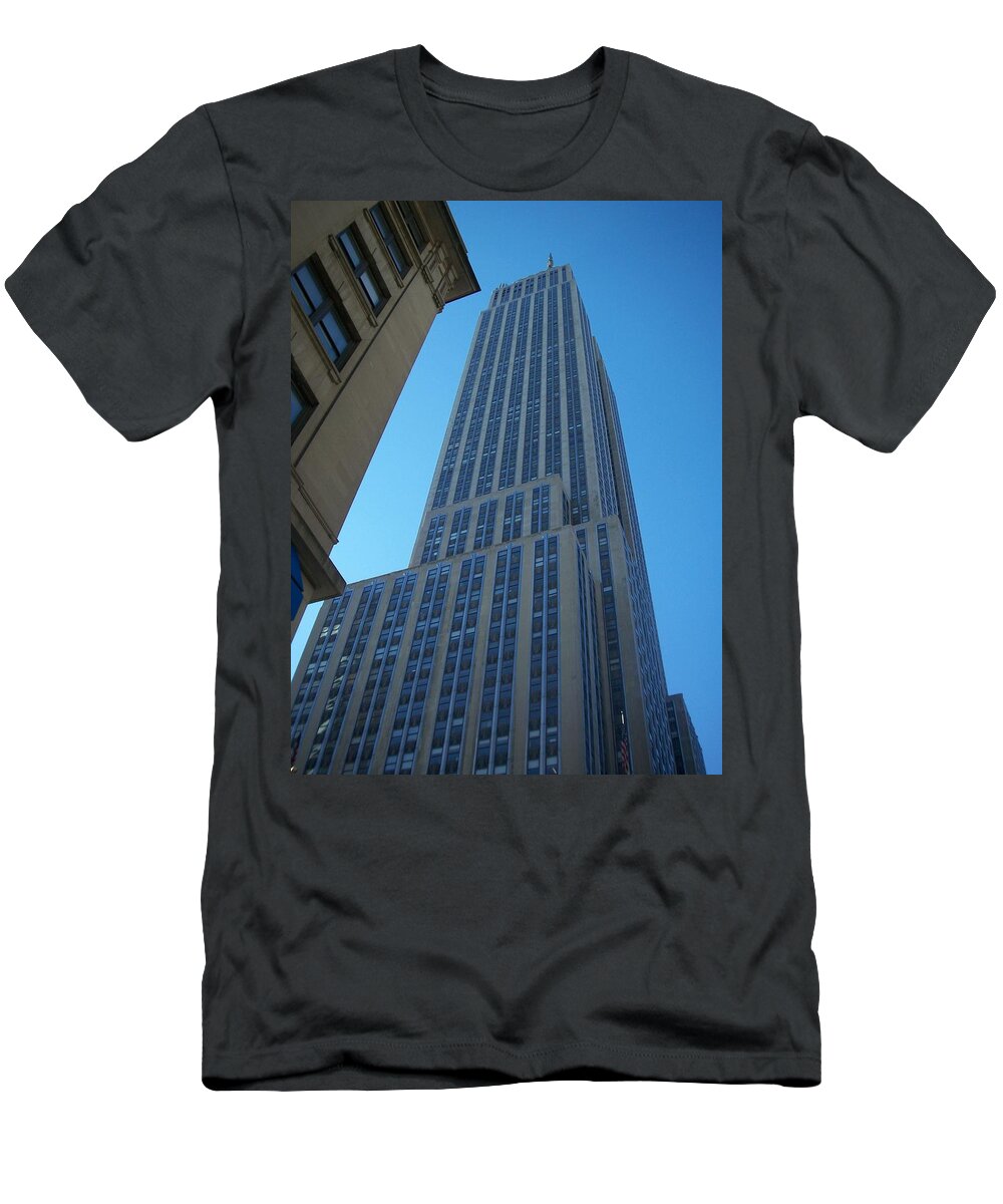 Emoire State Building T-Shirt featuring the photograph Empire State 2 by Anita Burgermeister