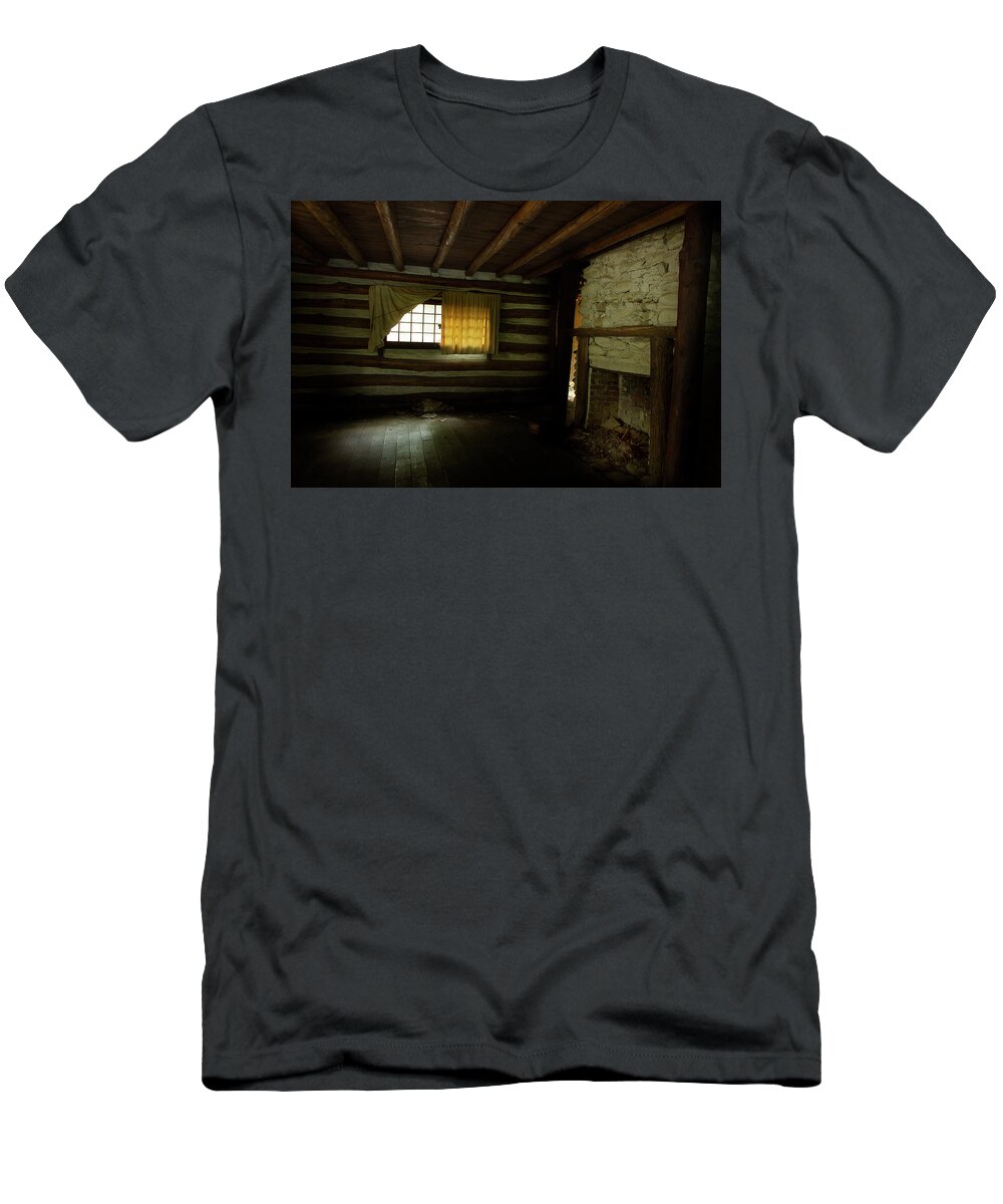 Abandoned Home T-Shirt featuring the photograph Emptiness by Mike Eingle