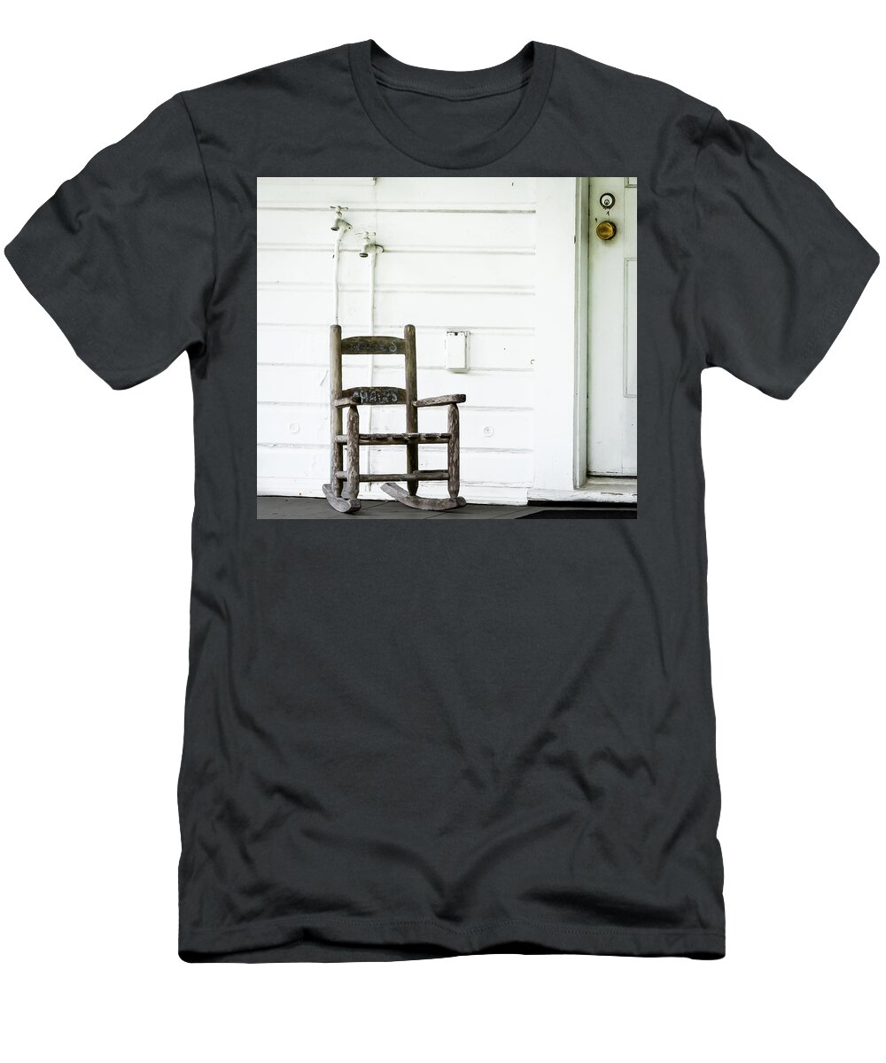 Rocking Chair T-Shirt featuring the photograph Empty Nest by Jaime Mercado