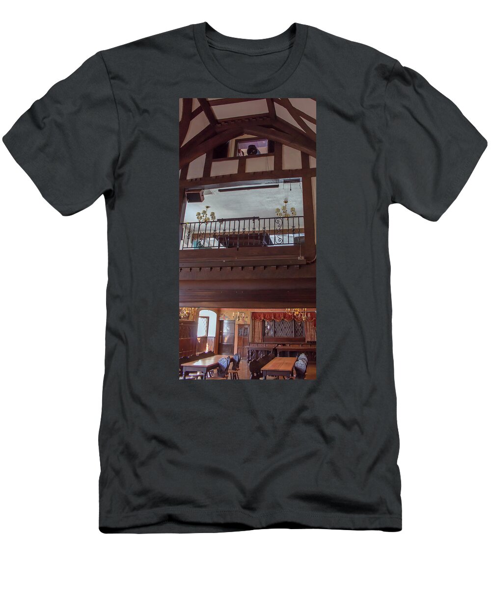 Hofbrau T-Shirt featuring the photograph Empty pub by Darrell Foster