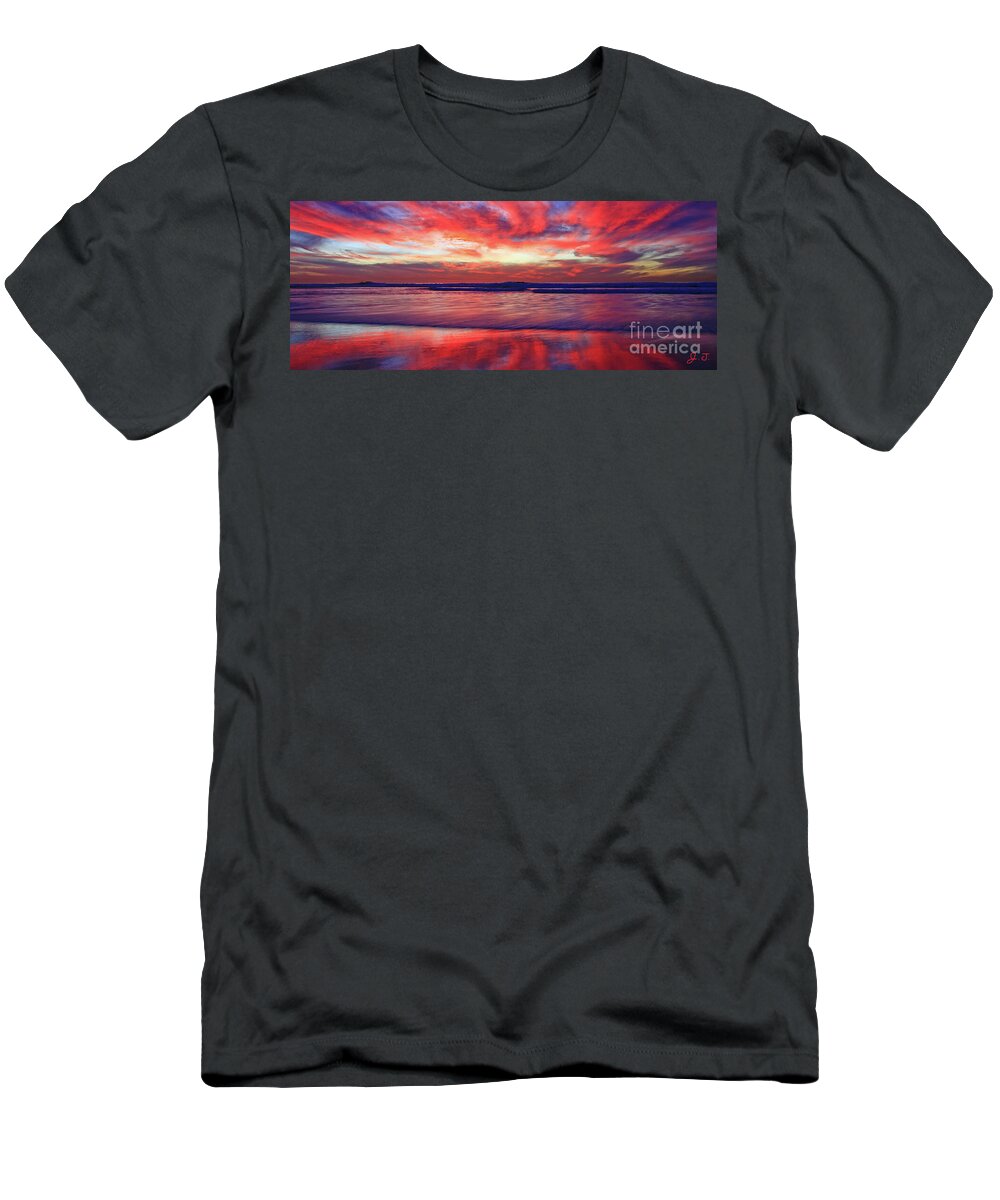 Landscapes T-Shirt featuring the photograph December Light by John F Tsumas