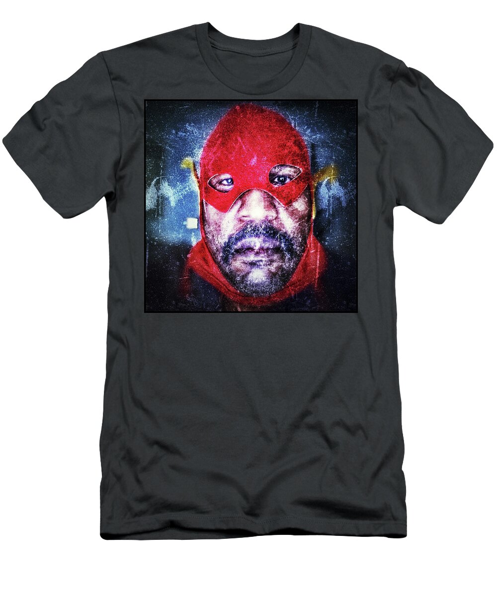 Flash T-Shirt featuring the photograph Encounters with Lord Harden number one by Al Harden