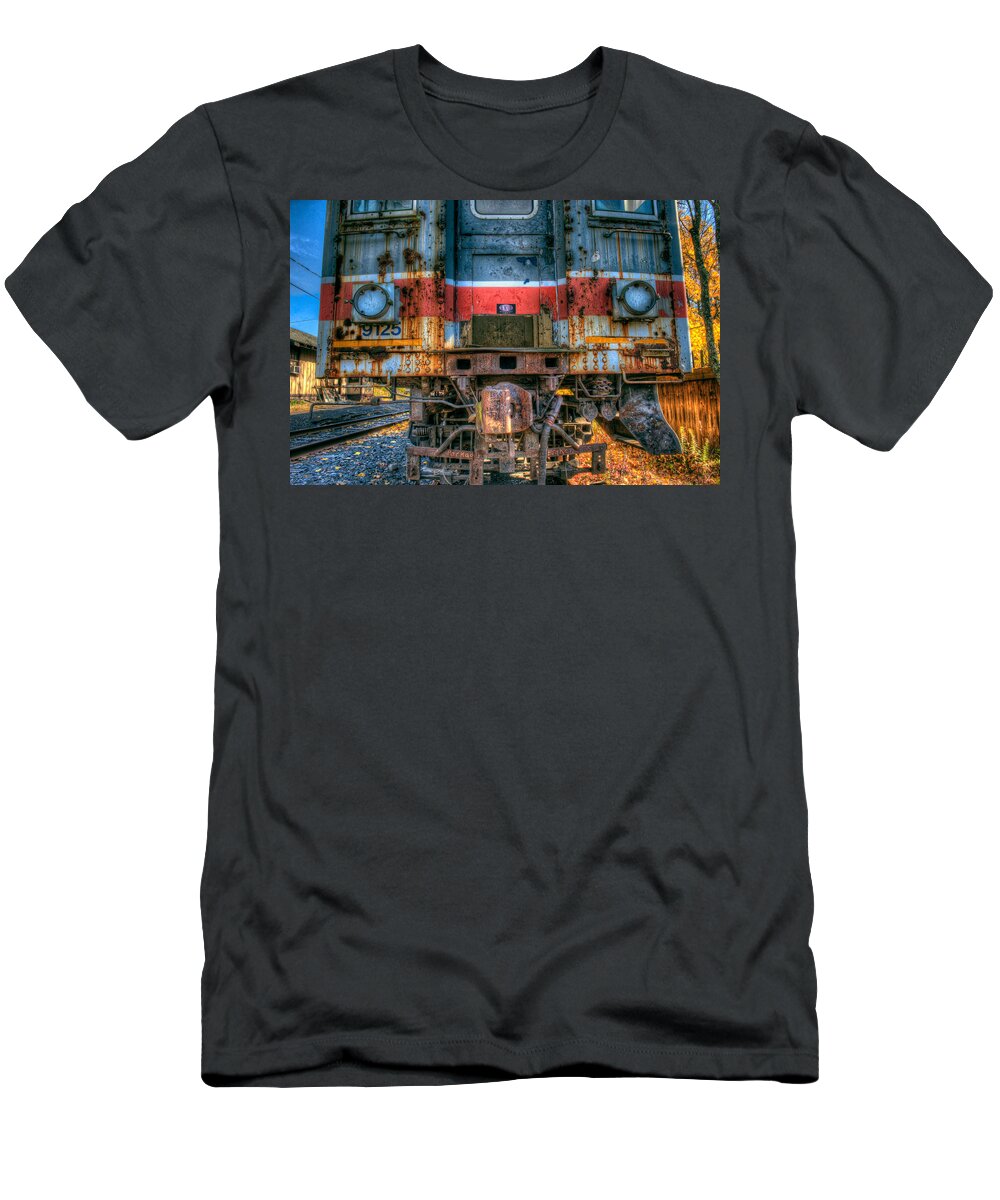 Train T-Shirt featuring the photograph End of the Line by William Jobes