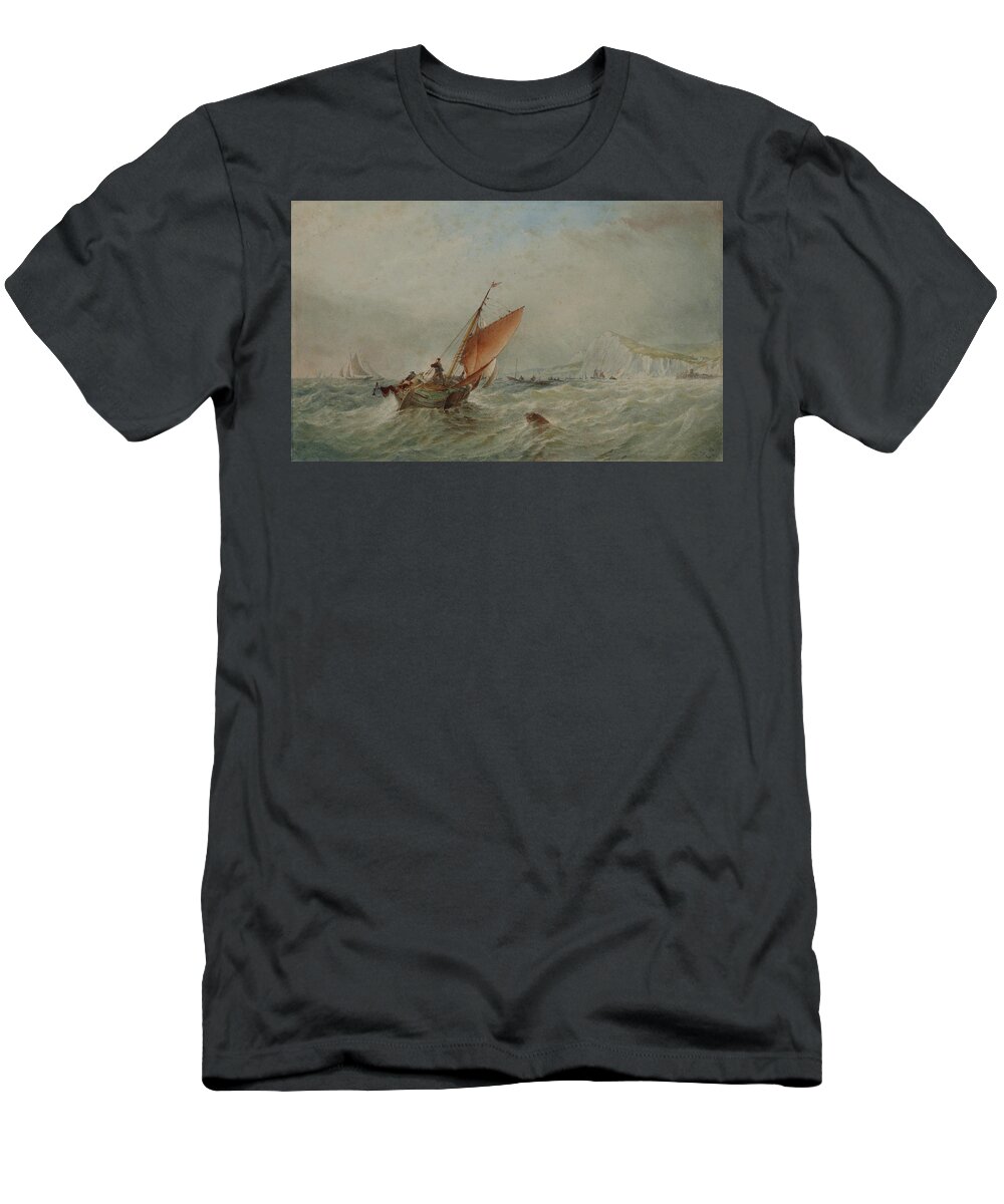Marine T-Shirt featuring the painting England by Marine
