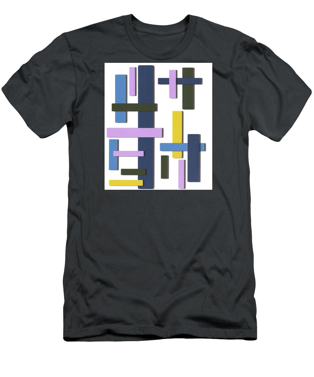 Blue T-Shirt featuring the digital art Every Which Way by Karen Nicholson