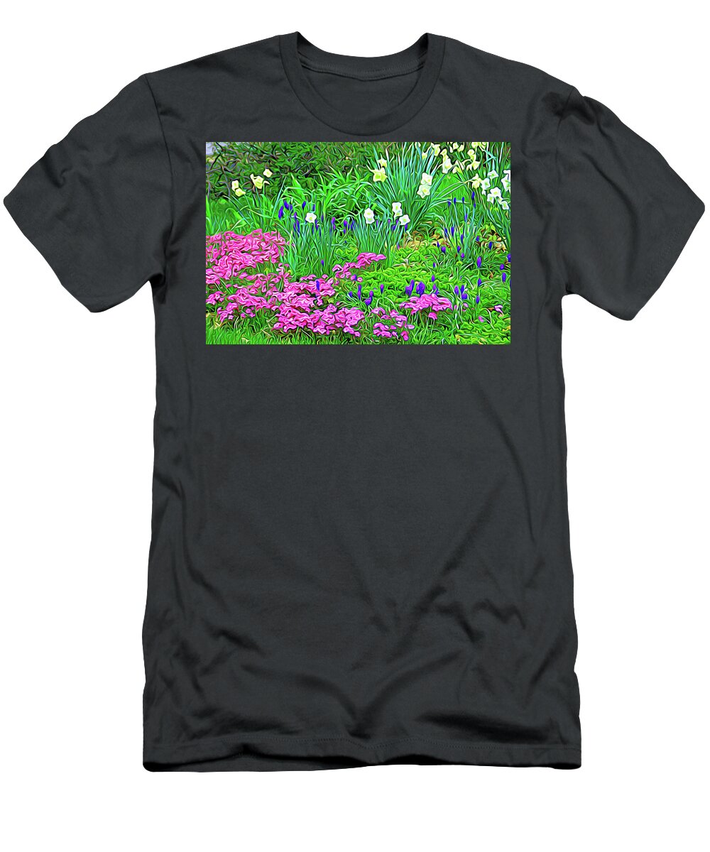 Flower T-Shirt featuring the photograph Expressionalism Garden Escape by Aimee L Maher ALM GALLERY
