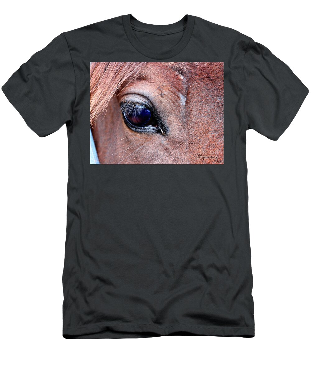 Fauna T-Shirt featuring the photograph Eye See You by Mariarosa Rockefeller