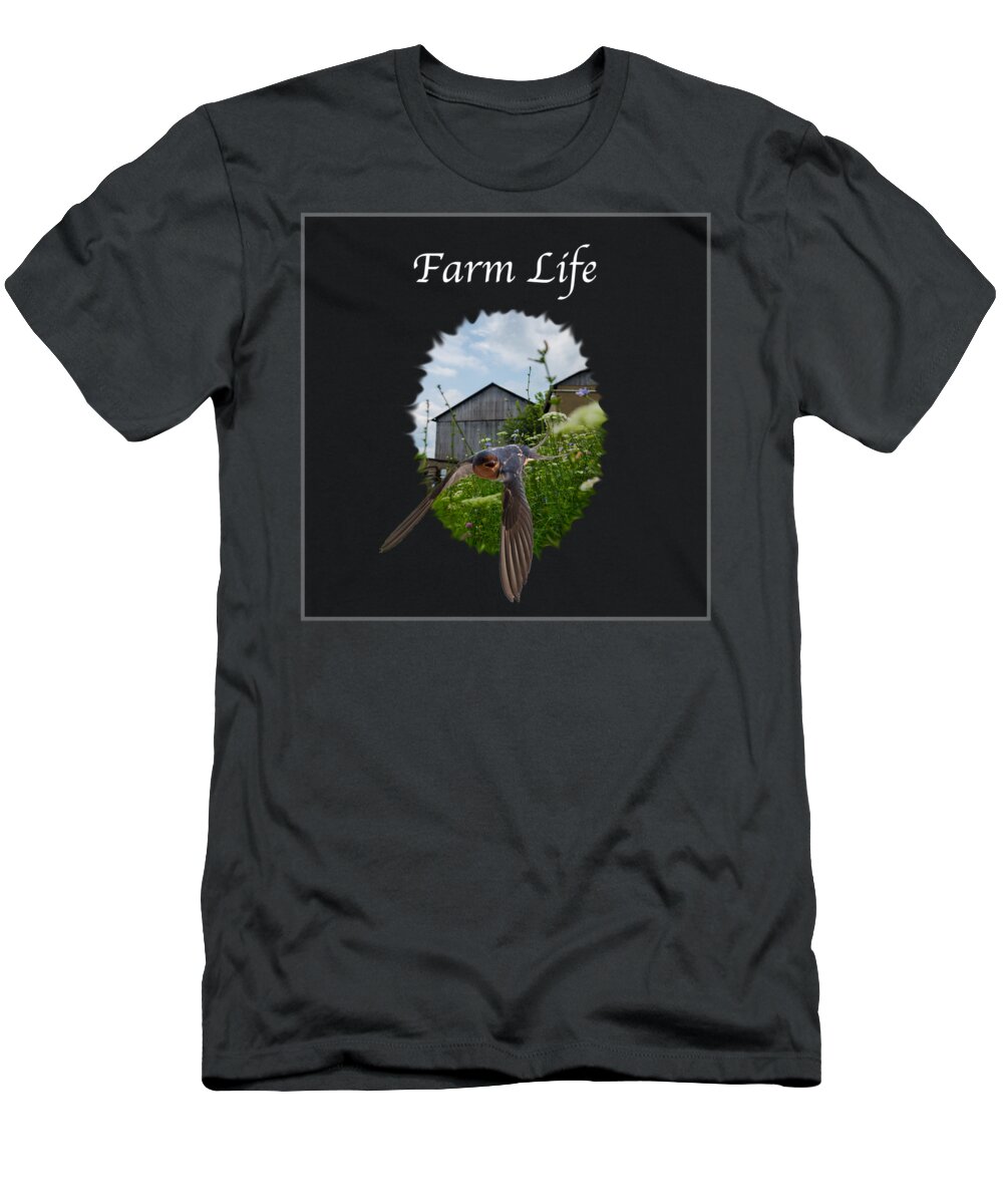 Farm T-Shirt featuring the photograph Farm Life by Holden The Moment