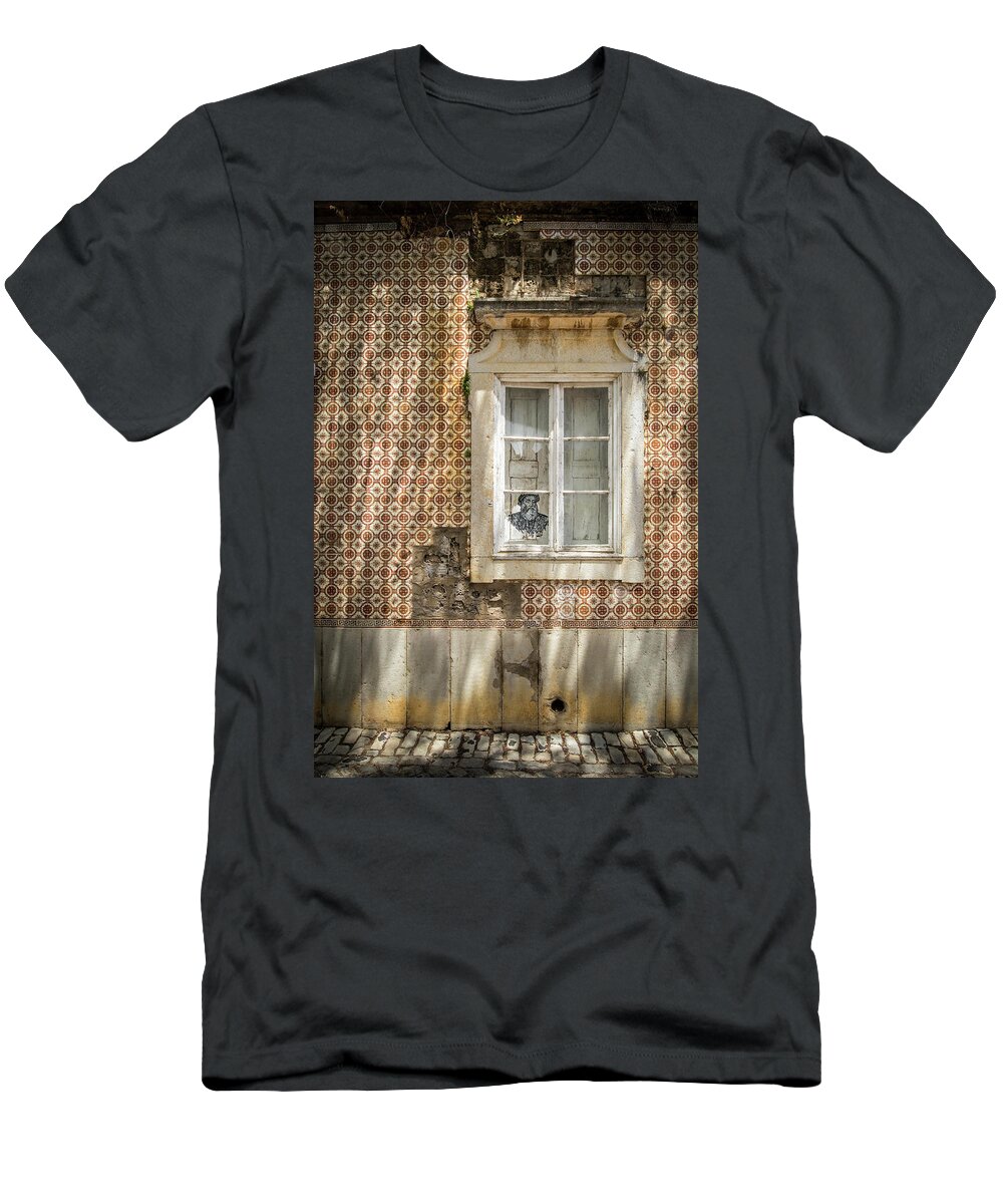 Faro T-Shirt featuring the photograph Faro Window by Nigel R Bell