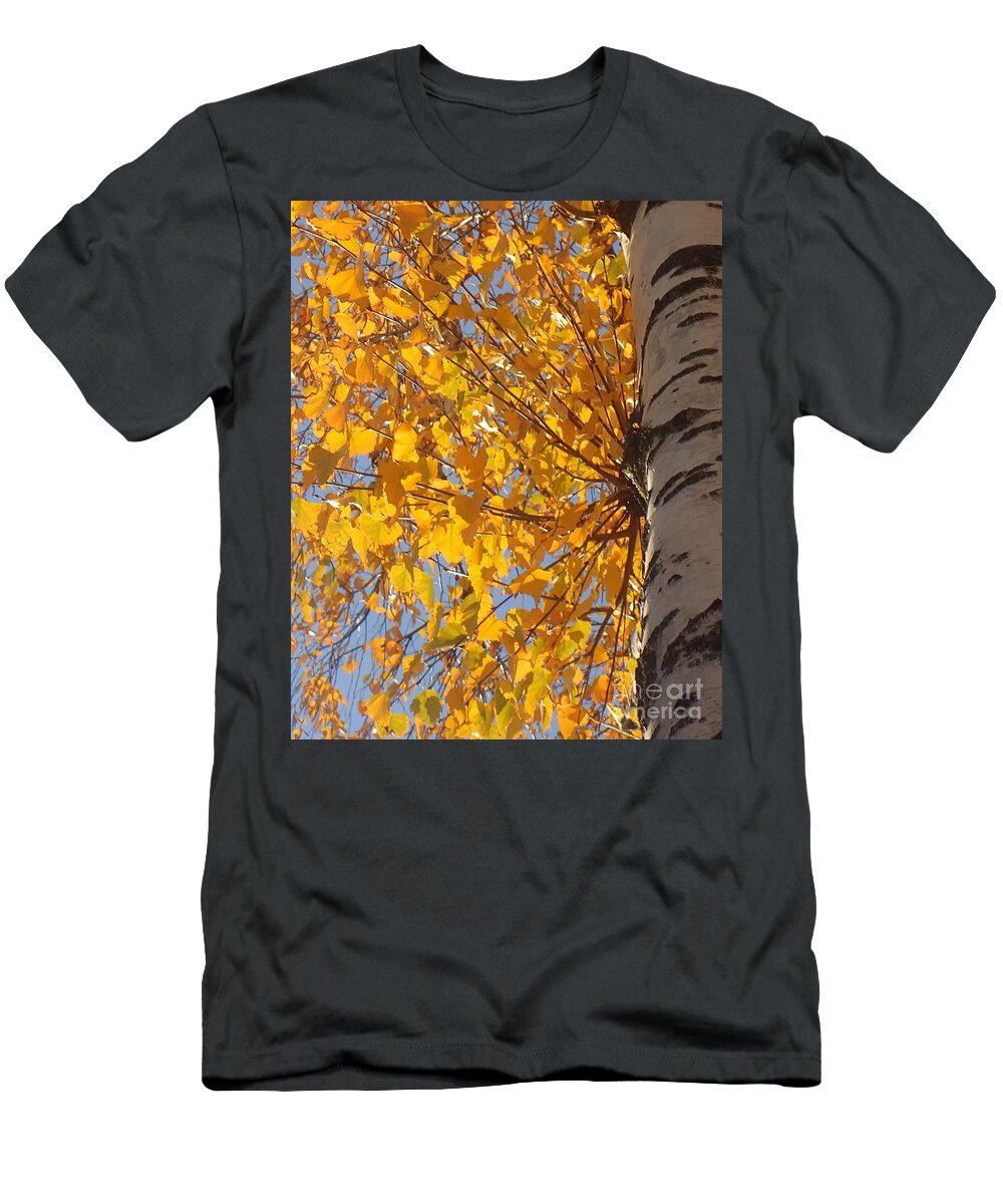 Abstract T-Shirt featuring the photograph Feathery Fan Of Leaves by Christina Verdgeline