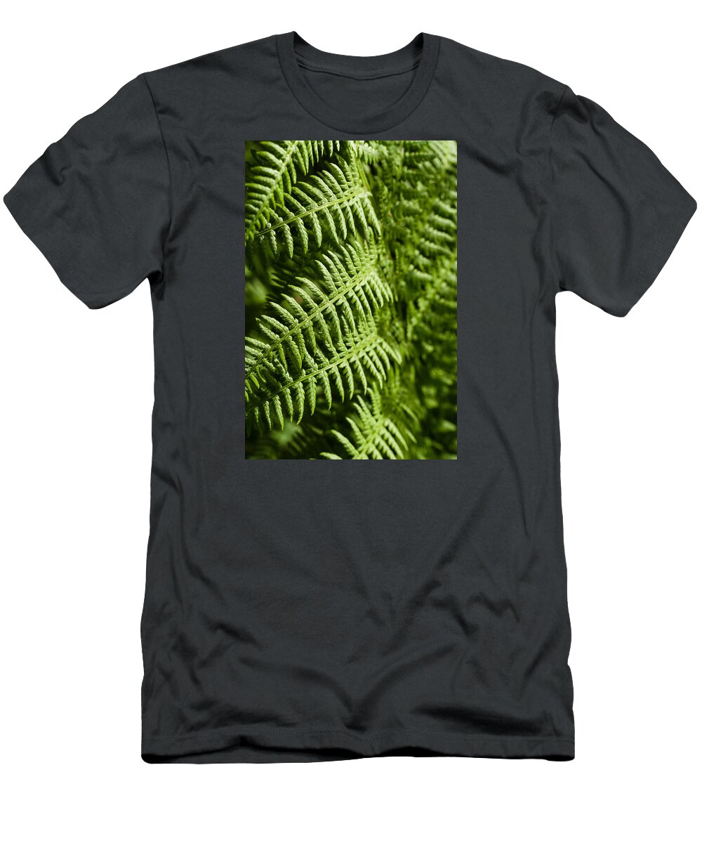 Abstract T-Shirt featuring the photograph Fern me up by Marcus Karlsson Sall