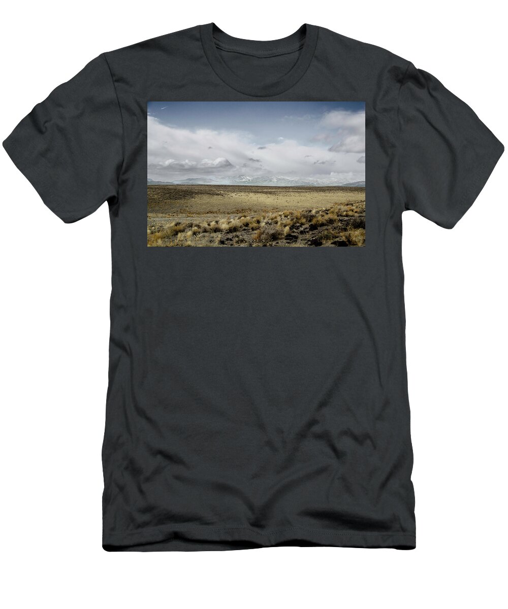 Fallon T-Shirt featuring the photograph Fernley to Fallon-2512-R1 by Karen W Meyer