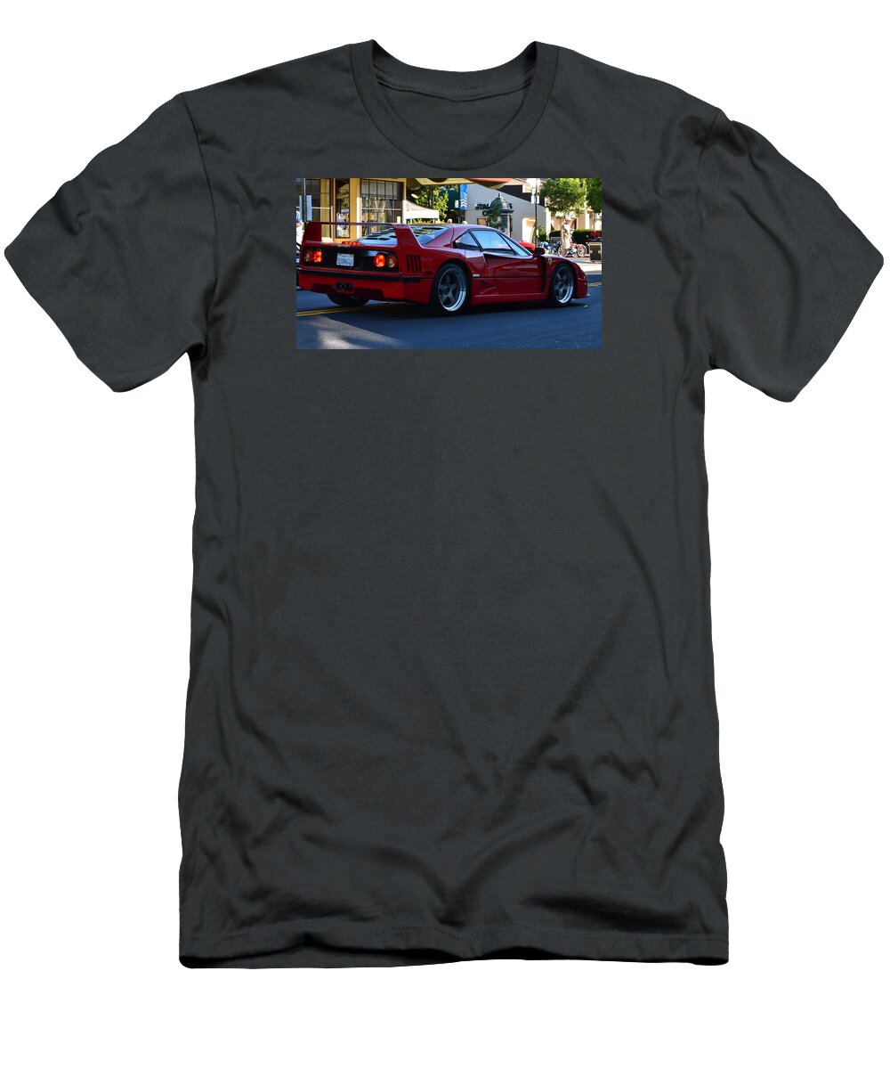  T-Shirt featuring the photograph Ferrari F40 by Dean Ferreira
