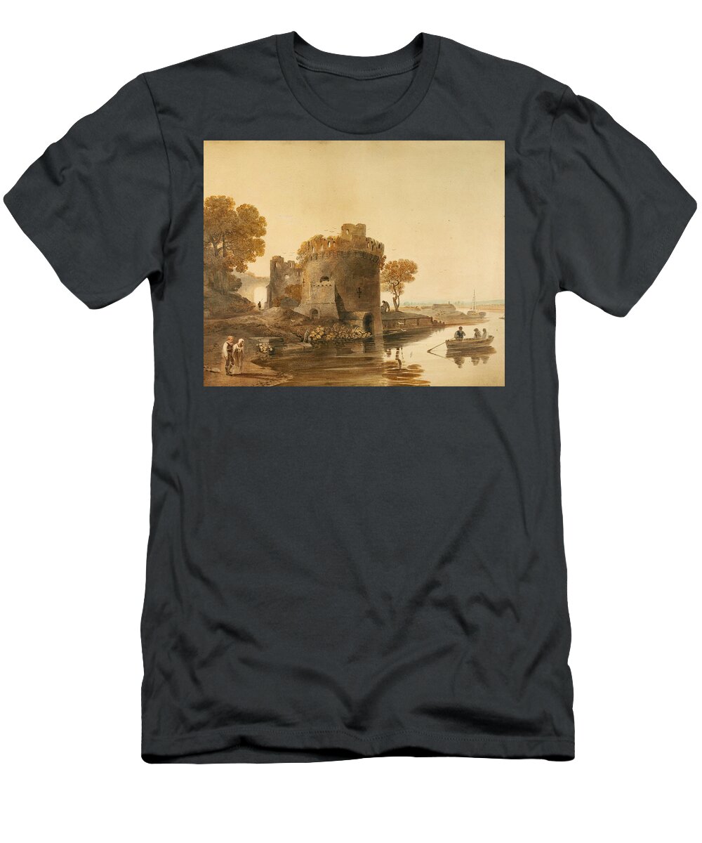 John Varley T-Shirt featuring the drawing Ferry House. York by John Varley