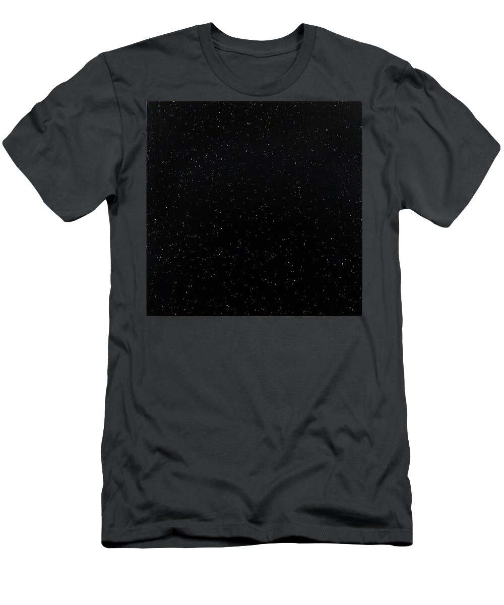 Black T-Shirt featuring the painting Field Number Seven by Stephen Mauldin