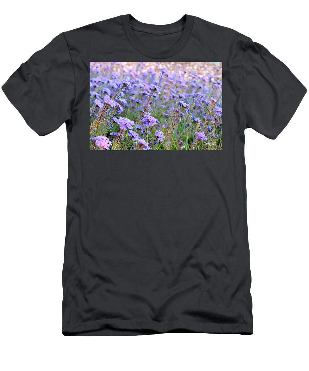 Lavendar Flowers. Little Flowers T-Shirt featuring the photograph Field of Lavendar by Patricia Haynes