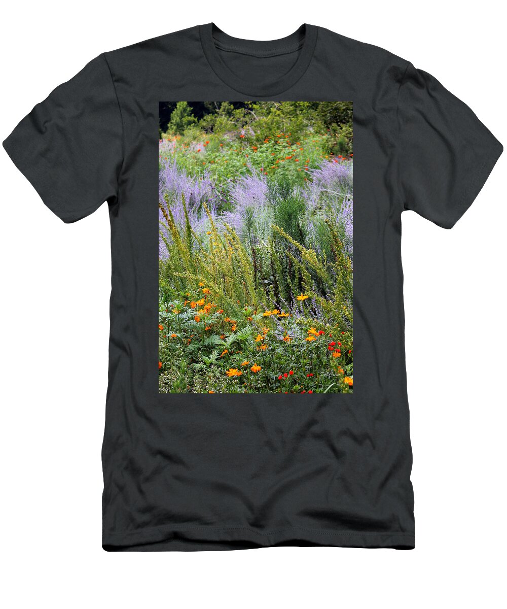 Flowers T-Shirt featuring the photograph Field Sparkle by Deborah Crew-Johnson