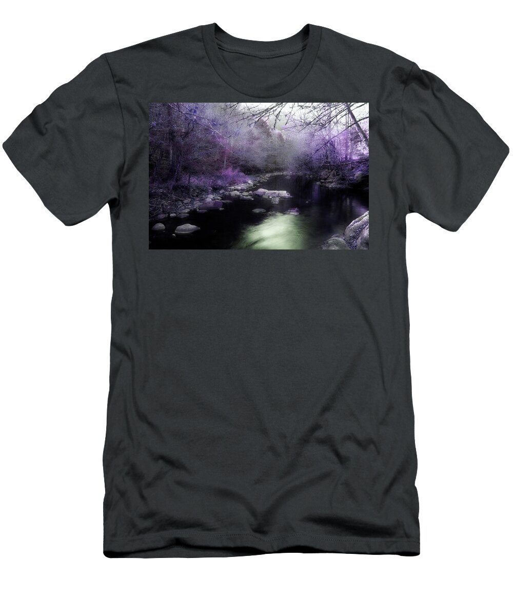 Stream T-Shirt featuring the photograph Figment by Mike Eingle