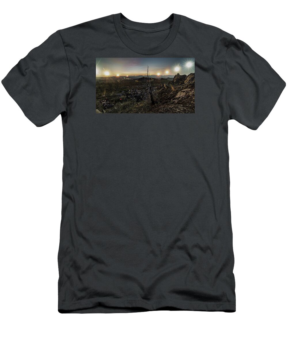 Alaska T-Shirt featuring the photograph Finger Mountain Solstice by Ian Johnson