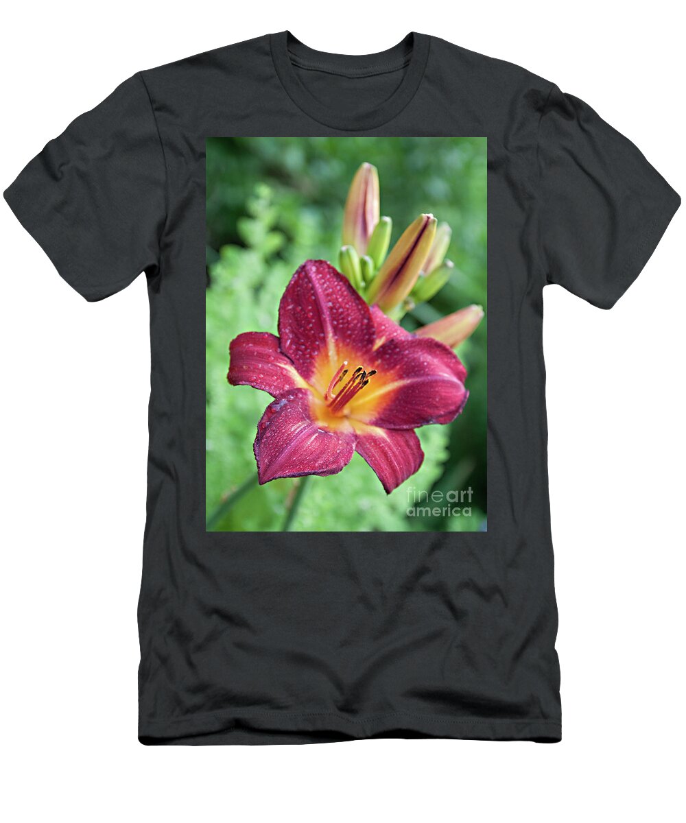 Lilly T-Shirt featuring the photograph First Born by Sherry Hallemeier
