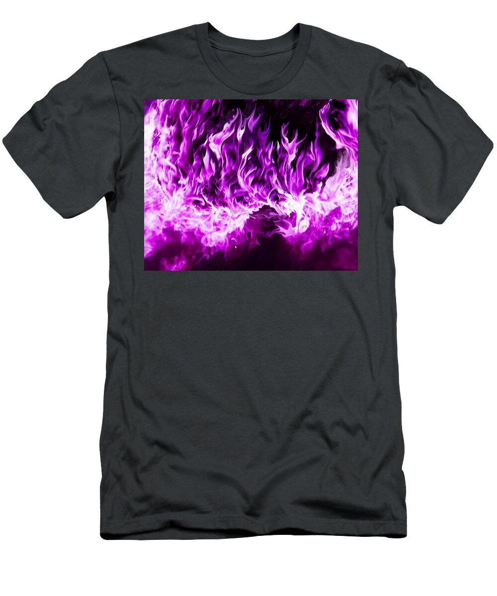 Flame T-Shirt featuring the photograph Flame by Jackie Russo