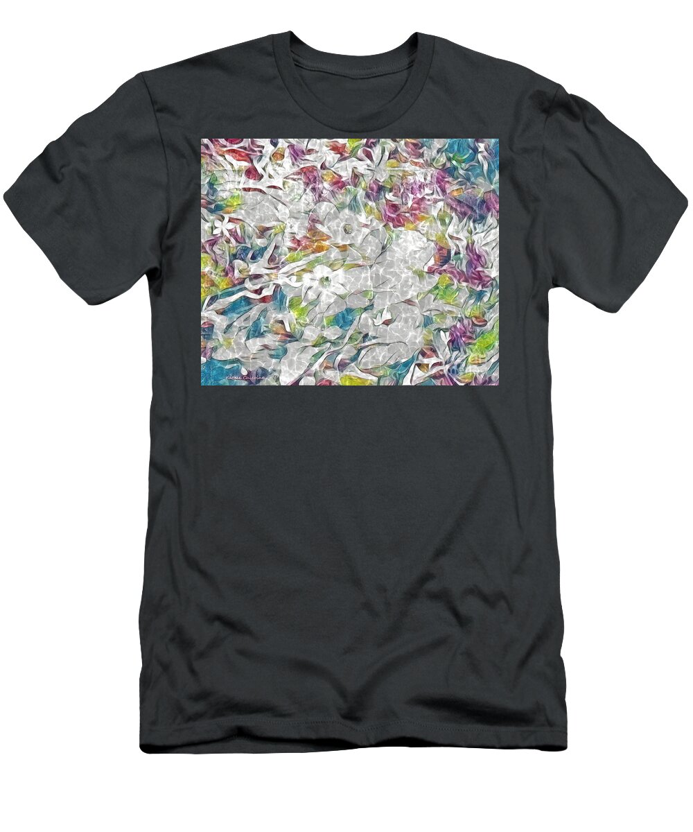 Flowers T-Shirt featuring the photograph Floral Rainbow by Kathie Chicoine