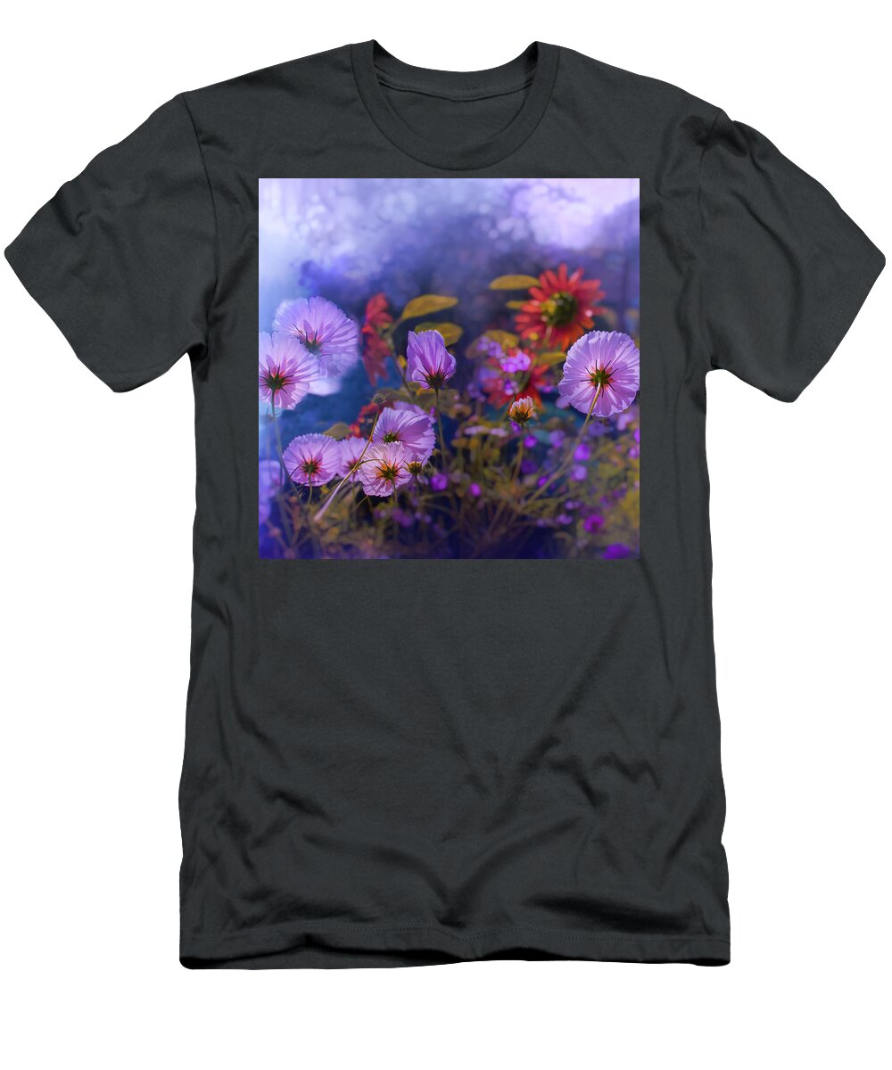 Daisy T-Shirt featuring the photograph Flowers in Ravenna by Jeff Burgess