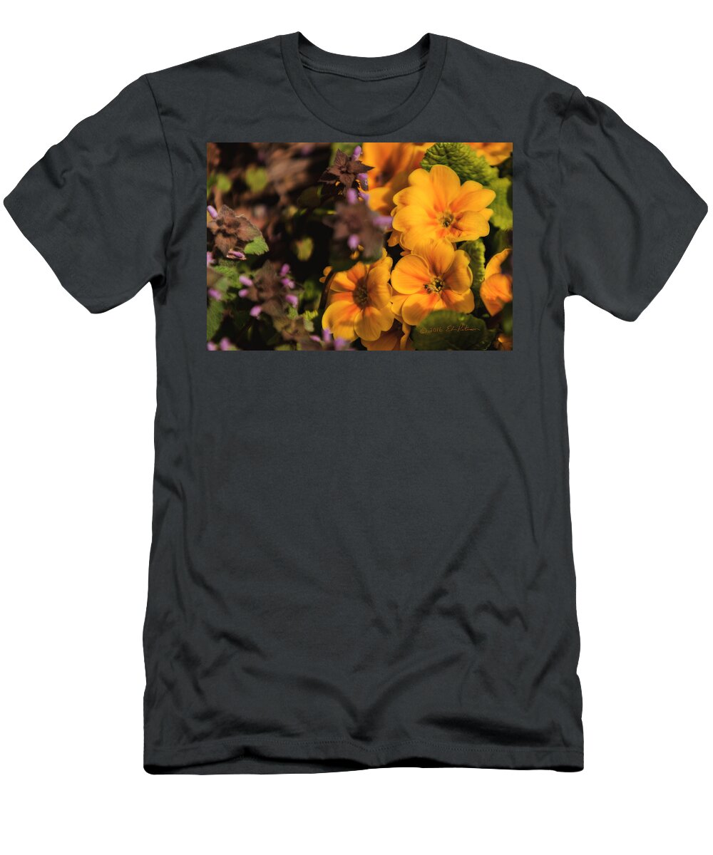 Heron Heaven T-Shirt featuring the photograph Flowers In Spring by Ed Peterson