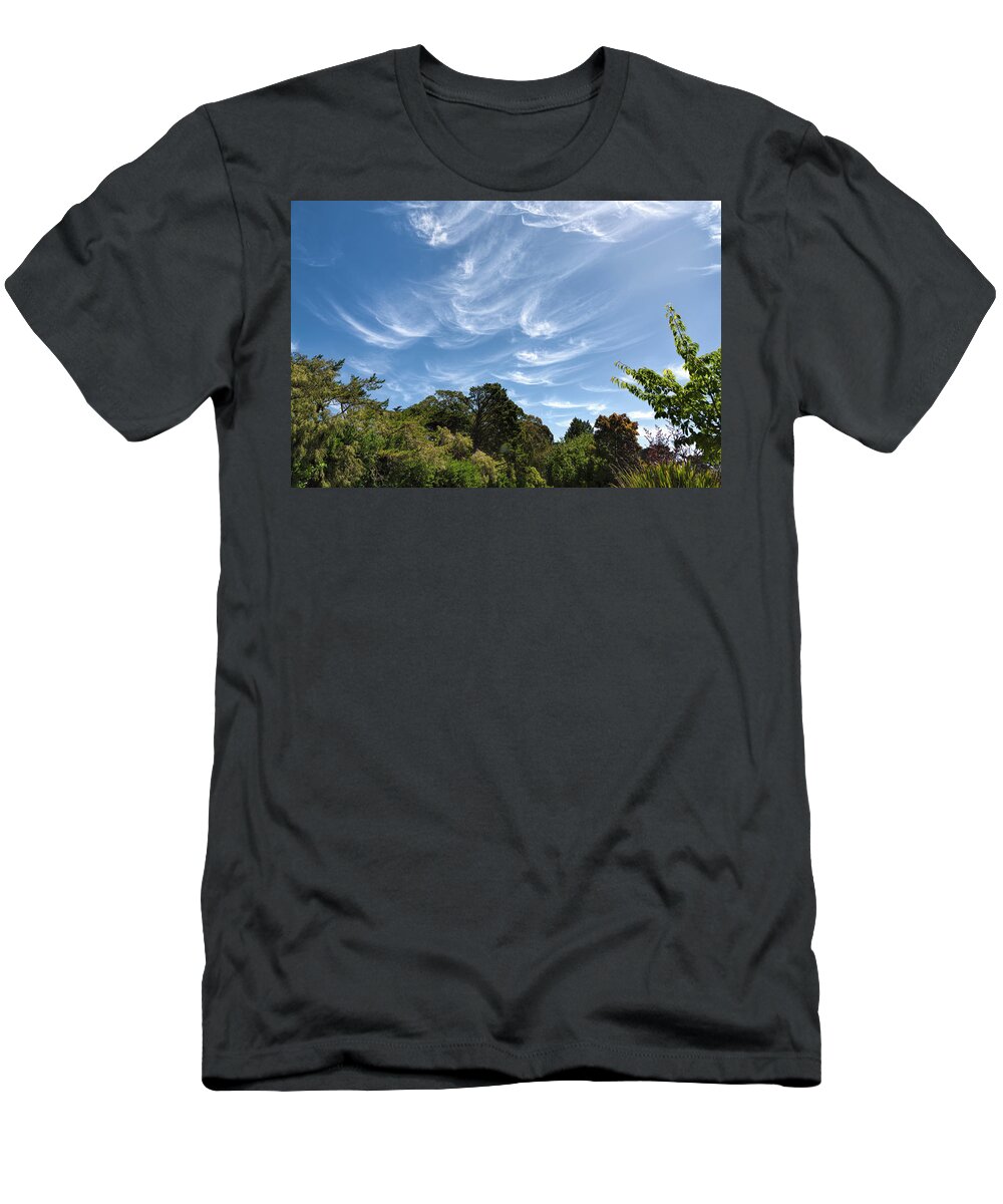 Landscape T-Shirt featuring the photograph Flying Clouds by John M Bailey