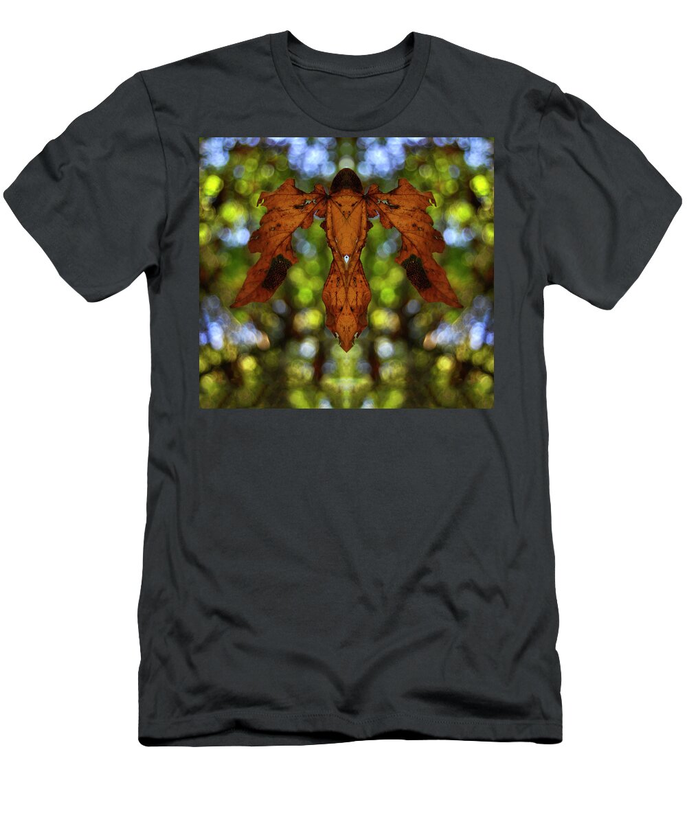 Insect T-Shirt featuring the digital art Flying Phyllium by Pelo Blanco Photo
