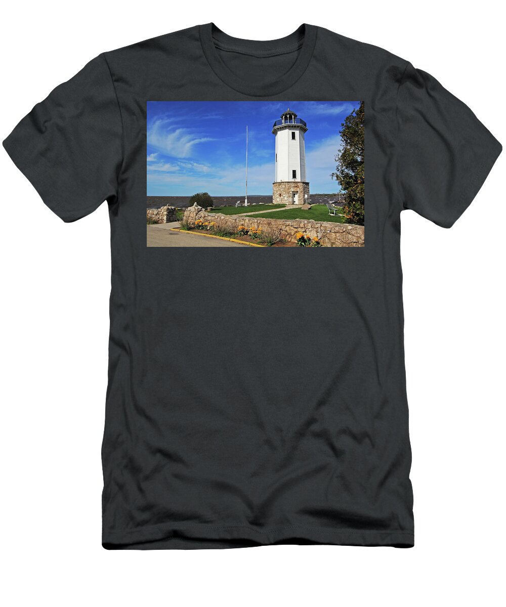 Fond Du Lac Lighthouse T-Shirt featuring the photograph Fond du Lac Lighthouse by Ben Prepelka