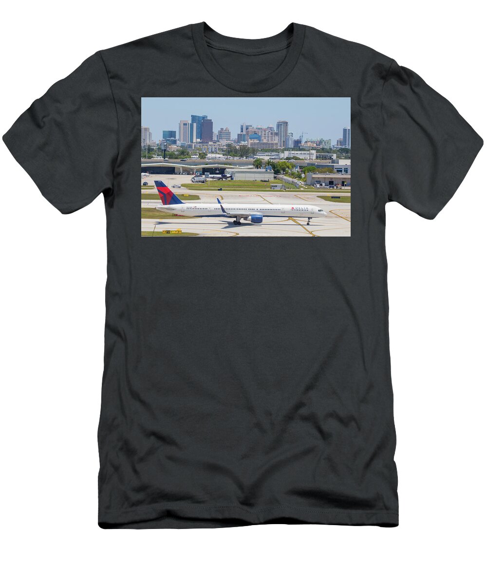Delta T-Shirt featuring the photograph Fort Lauderdale by Dart Humeston
