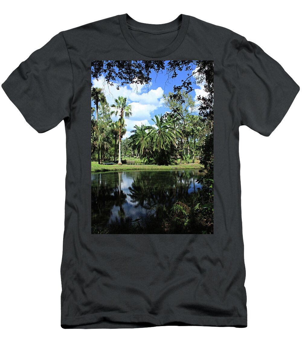Tropical T-Shirt featuring the photograph Framed and Reflected by Kristin Elmquist