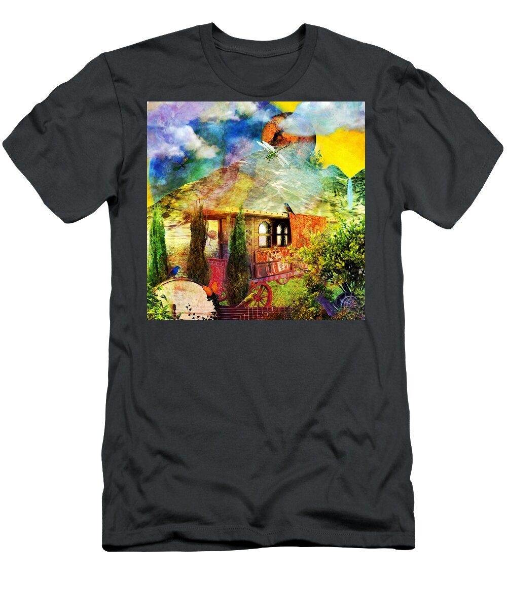 Free Spirit T-Shirt featuring the painting Free Spirit by Ally White