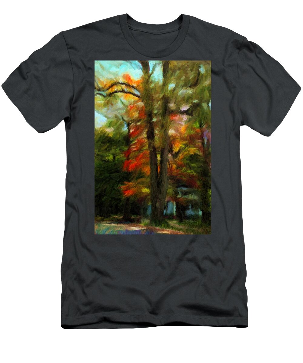Freehold T-Shirt featuring the digital art Freehold by Caito Junqueira