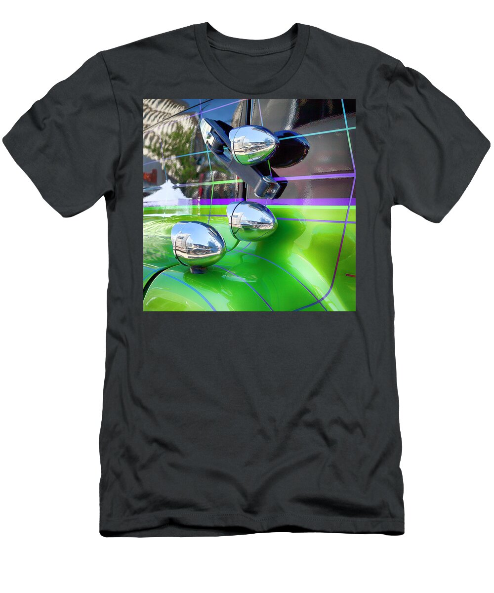 Freightliner T-Shirt featuring the photograph Freightliner Abstract by Theresa Tahara