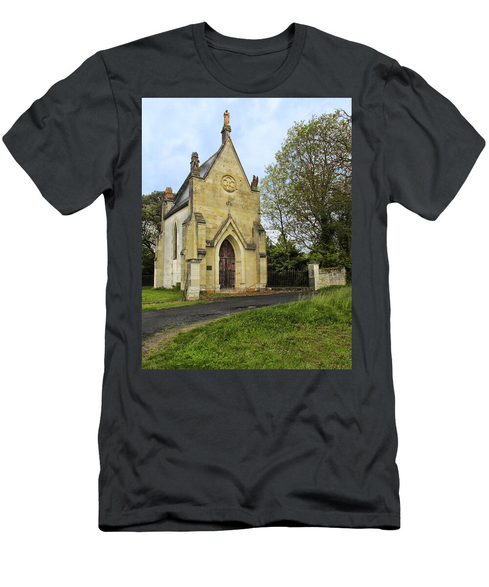 Church T-Shirt featuring the photograph French Country Church by Dave Mills