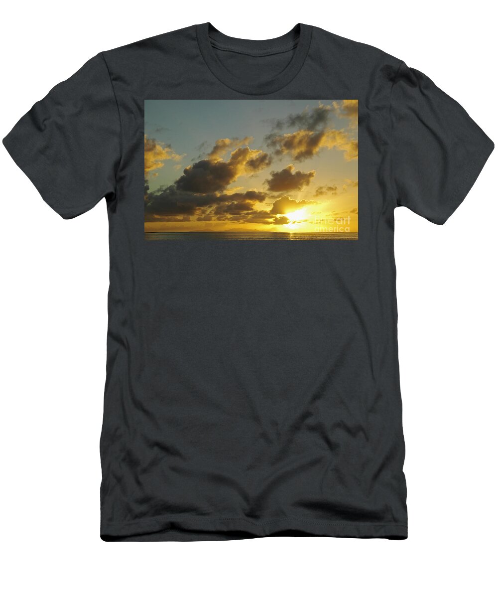 Bright T-Shirt featuring the photograph French Polynesia, Raiatea by Kyle Rothenborg - Printscapes